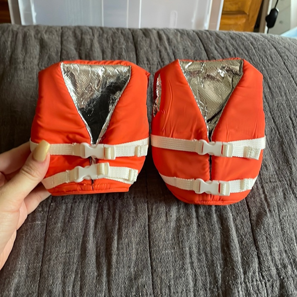 Life jacket drink koozie set of 2